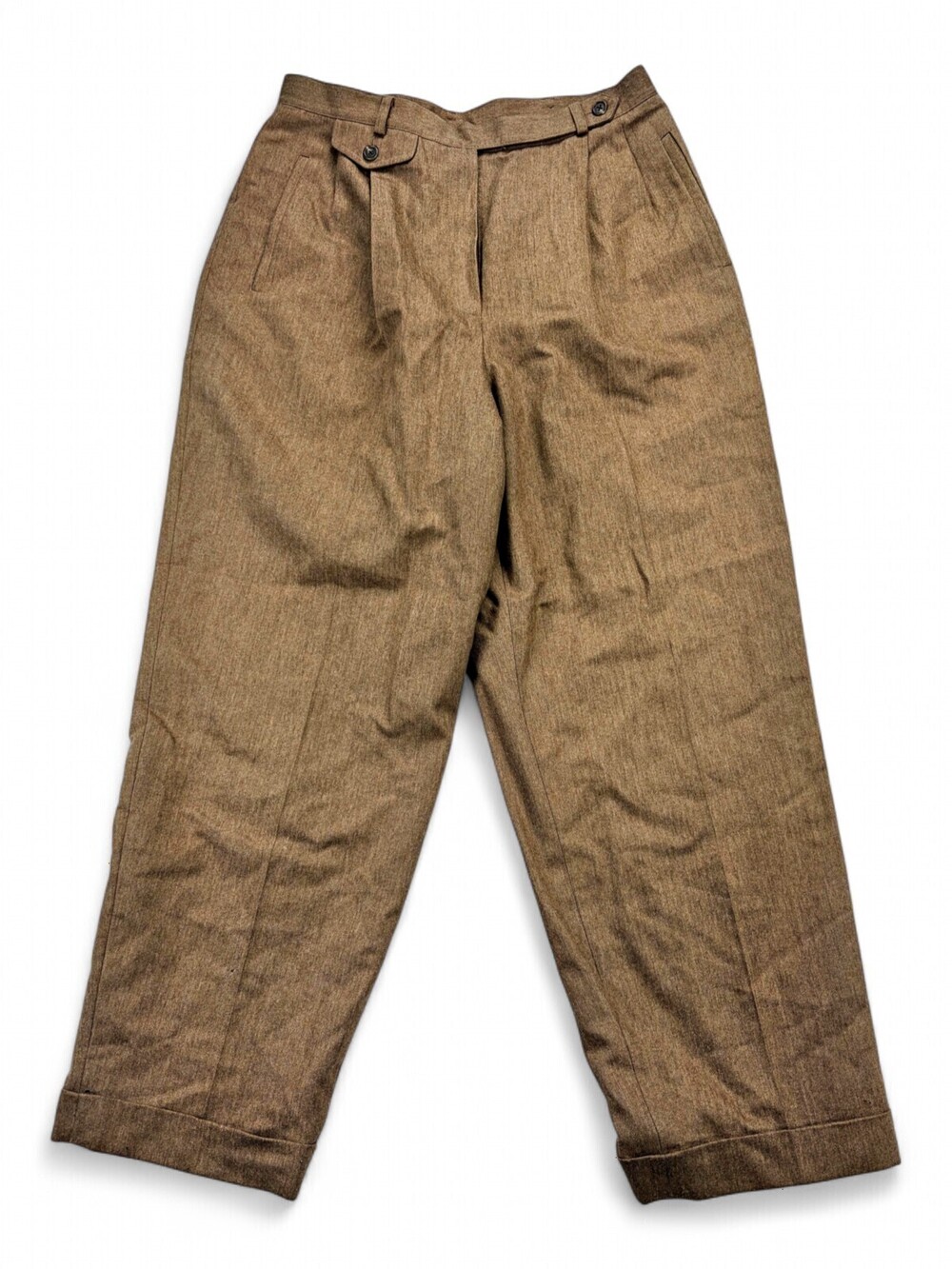 Ralph Lauren Wide-Leg 100% Wool Pants Size 12